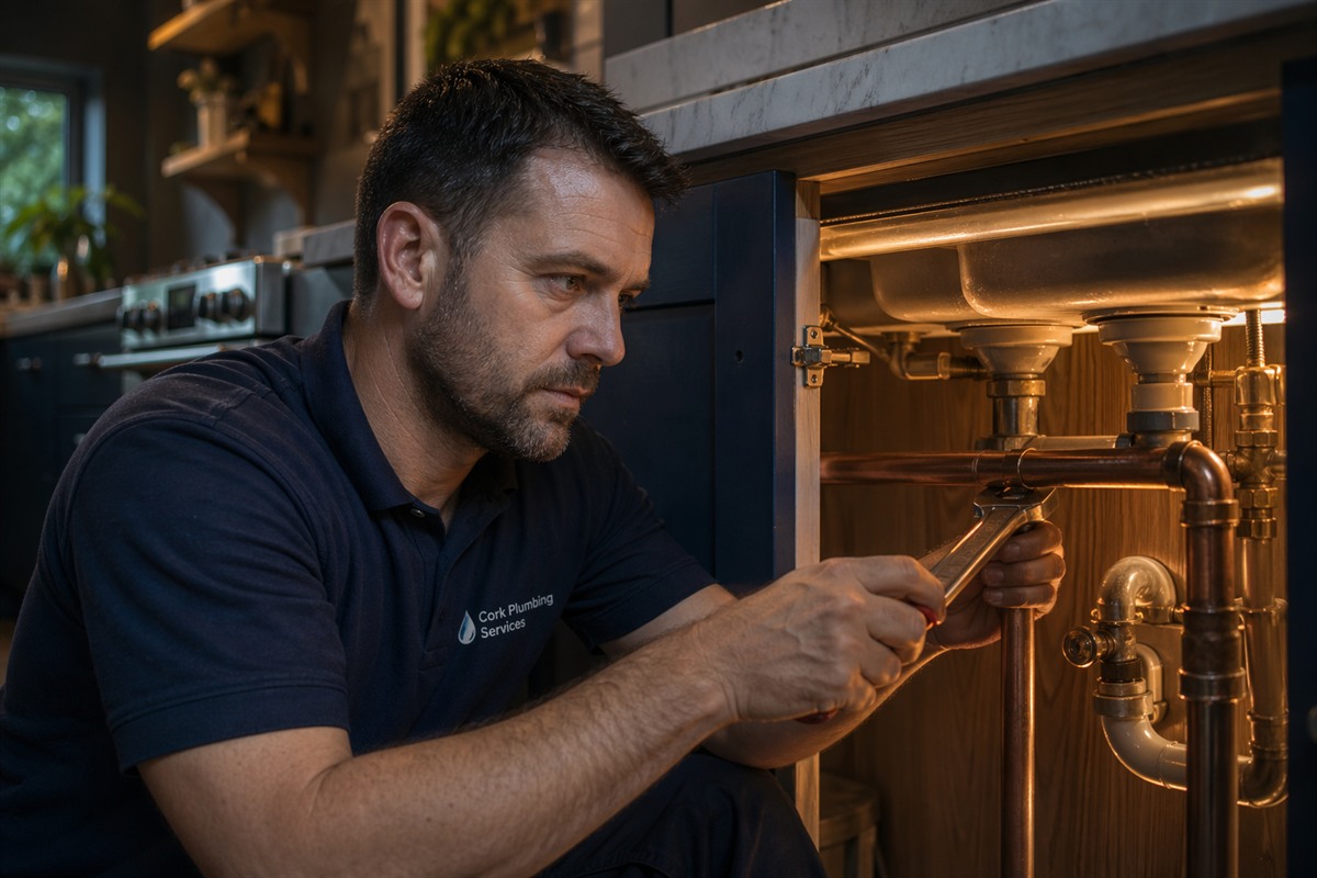 Murphy Plumbing & Heating engineer at work — Cork tradesman