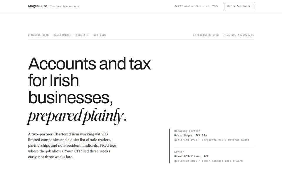 Website concept preview