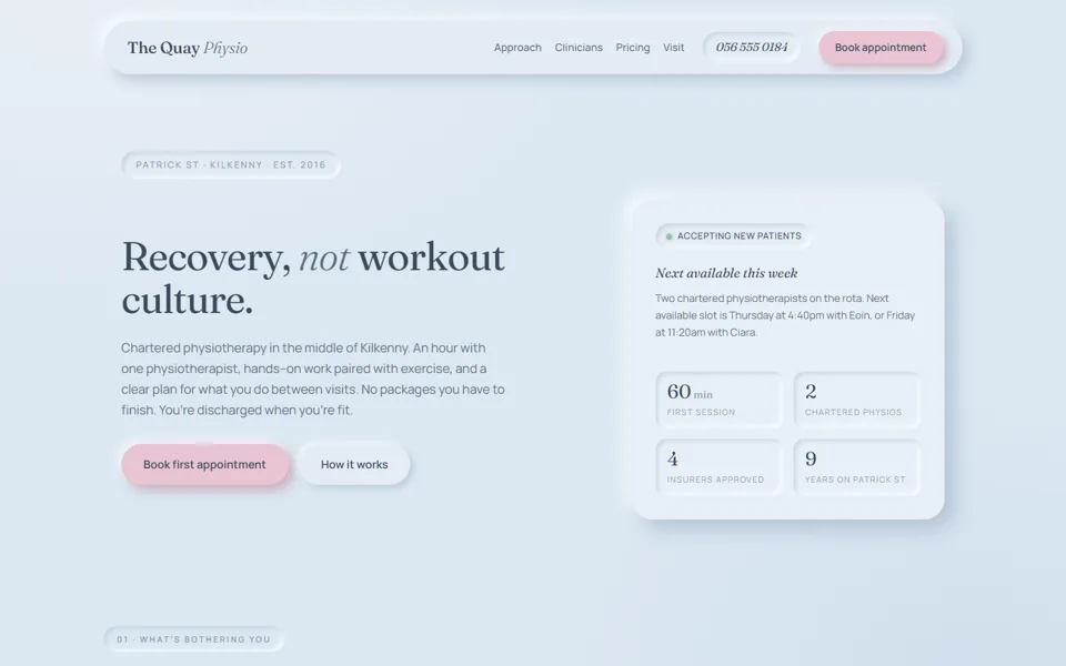 Website concept preview