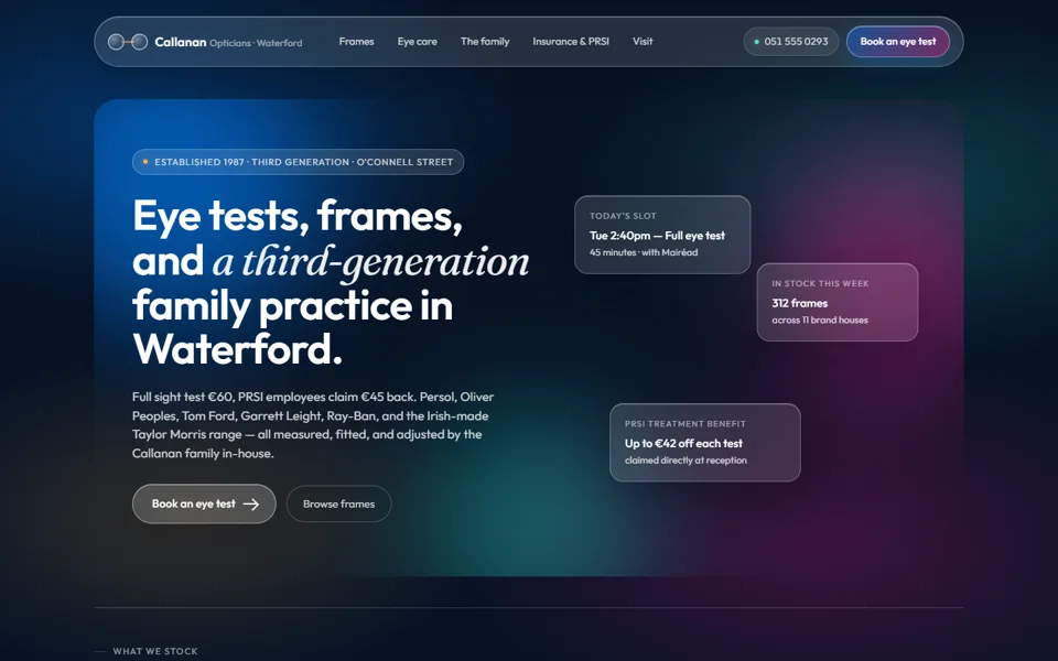 Website concept preview