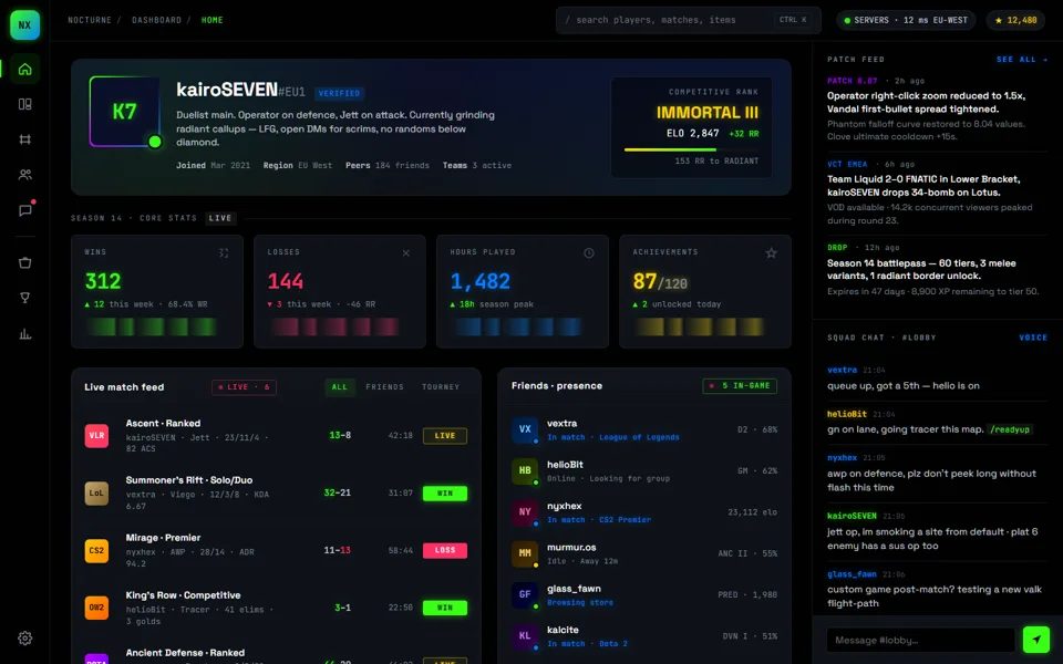 Website concept preview